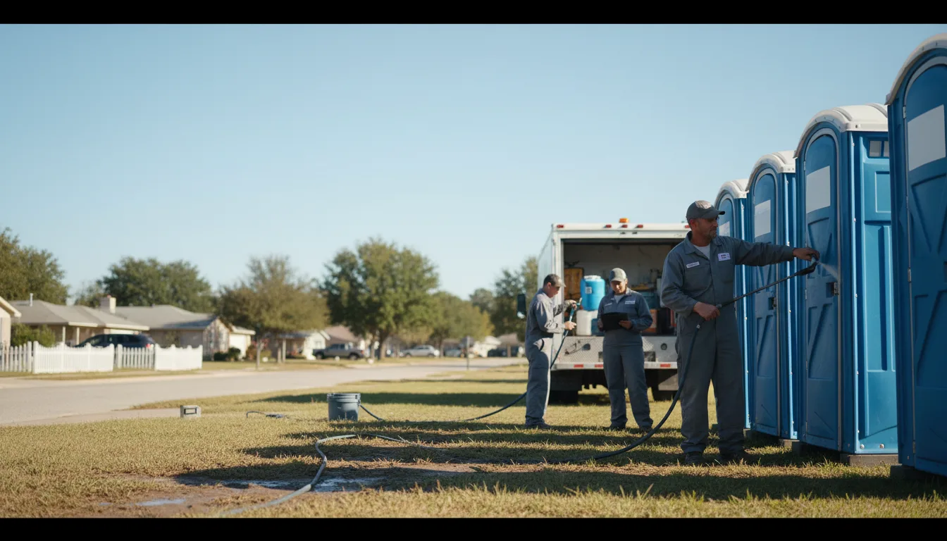 Long-Term Portable Toilet Rental in Wolfe City, TX near me